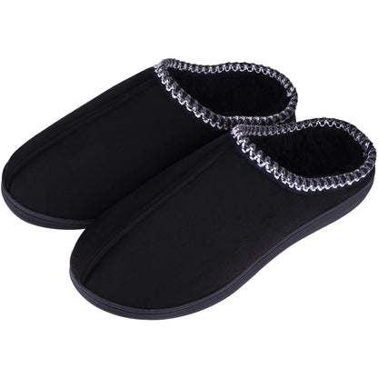 Comwarm Winter Warm Cotton Slippers For Women Men Flats Soft Non-slip Fluffy Shoes Design Slides Couple Indoor House Slippers