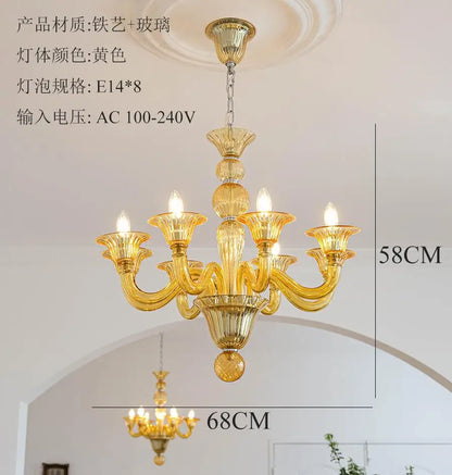Deco Home Led chandelier crystal lamp for living room parlor Italy hanging crystal sconce Hotel fixtures Lustre Cristal lighting