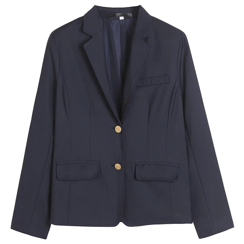 University School Girl Blazer Winter School Uniform Navy Coat Japanese High School Uniforms Suit Girl Students Jacket Seifuku