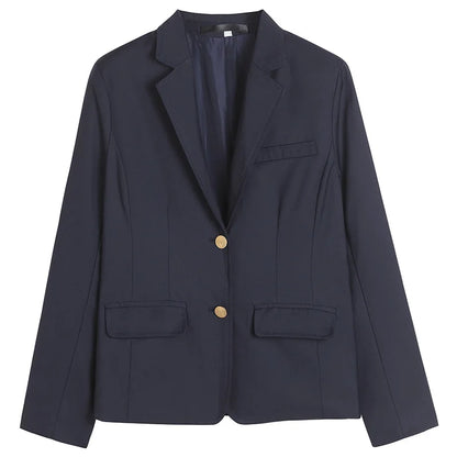 University School Girl Blazer Winter School Uniform Navy Coat Japanese High School Uniforms Suit Girl Students Jacket Seifuku