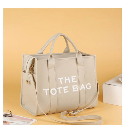 Luxury Designer Bag Tote Women Handbags Letter Shoulder Bags Brands Soft PU Shopper Purses Crossbody Bags for Women Clutch