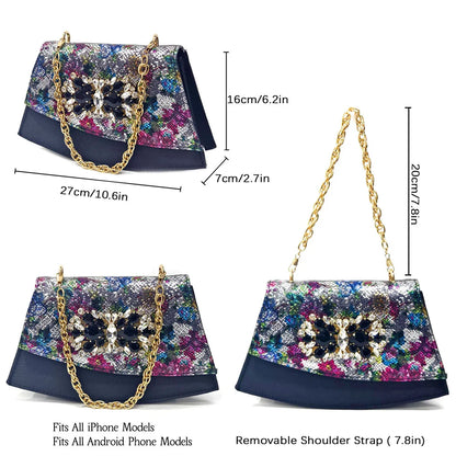 Venus Chan Italian Design Shoes and Bags Matching Set 2024 Women High Heel Party Purple Color Nigeria Wedding Bigger Size Shoes