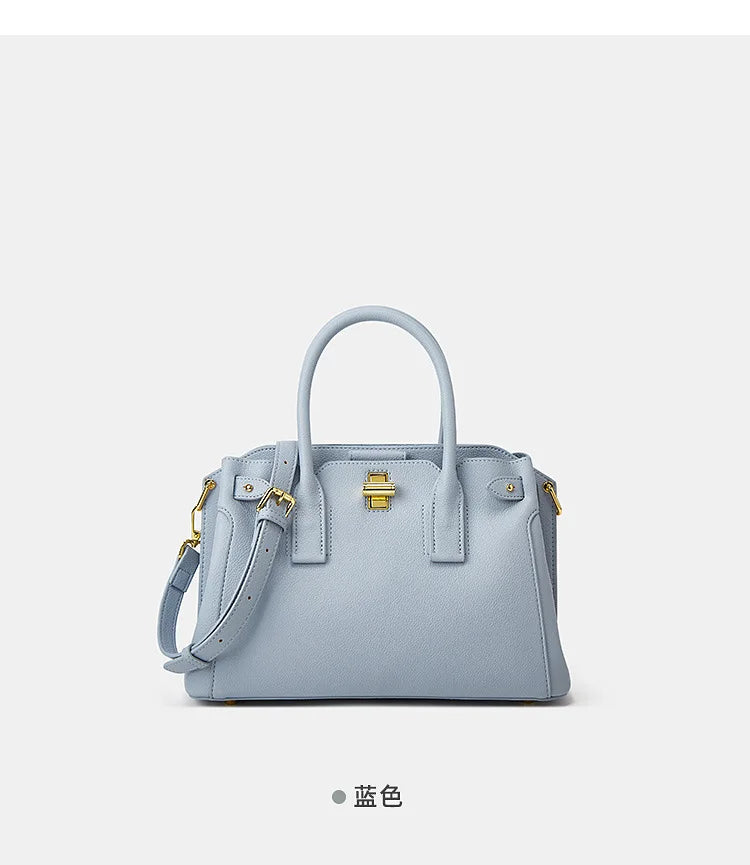 Fashion Beige High Quality PU Leather Bags Women Shoulder Bag Ladies Luxury Tote Strap Female Crossbody Handbag