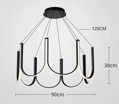 Modern Home Decor Led Lights Pendant Light Lamps for Living Room Led Chandeliers for Dining Room Hanging Light Indoor Lighting