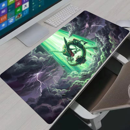 Mouse Pad Pokemon Suicune Large Gamer Gaming Accessories Speed Lock Edge Rubber Keyboard Desk Mat Office Laptop Mousepad