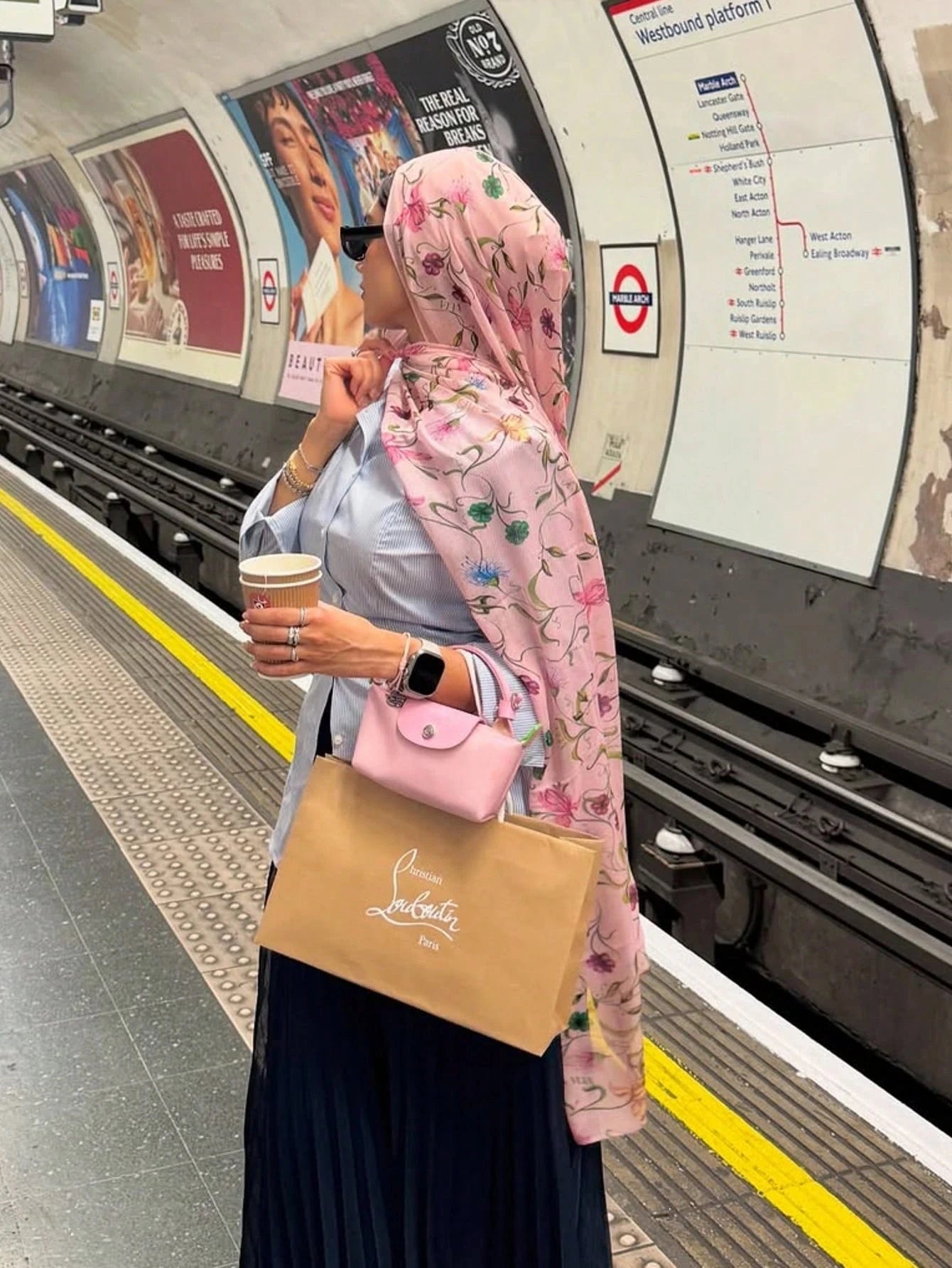 1Pcs Ramadan Flower Watercolor Hijab Women Bohemian Soft Muslim Hijabs Floral Breathable Shawl Wrap Scarf Headscarf Warm