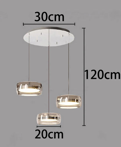 Modern home decor led lights pendant light lamps forstaircase Chandeliers for living room hanging light indoor lighting