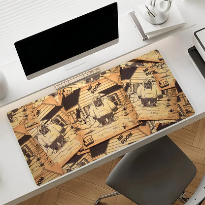 Rapper M-MF D-DOOM   Mouse Pad Non-slip Rubber Computer Mat Gamer Balance Decoracion Deskmat Laptop Office Large