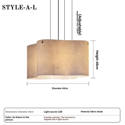 Designer Cloud Pendant Light for High Ceiling Lobby Wabi Sabi LED Hanging Chandelier For Parlor Restaurant Hotel Project Lights
