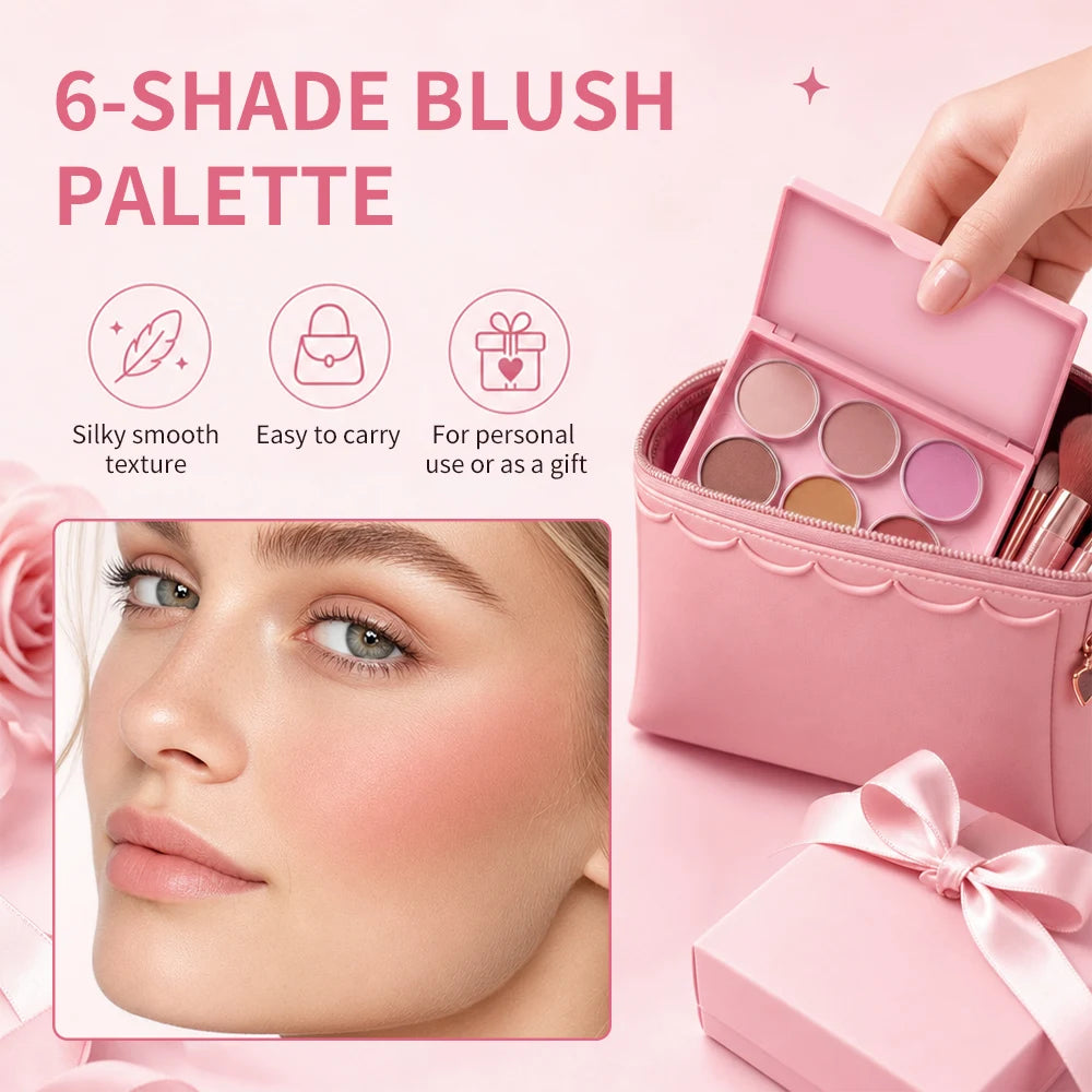 All-In-One Complete Makeup Kit Full Cosmetic Set for Women Includes Eyebrow Eyeliner Eyeshadow Blendable Portable Travel Daily Party Makeup for Beginners Ladies