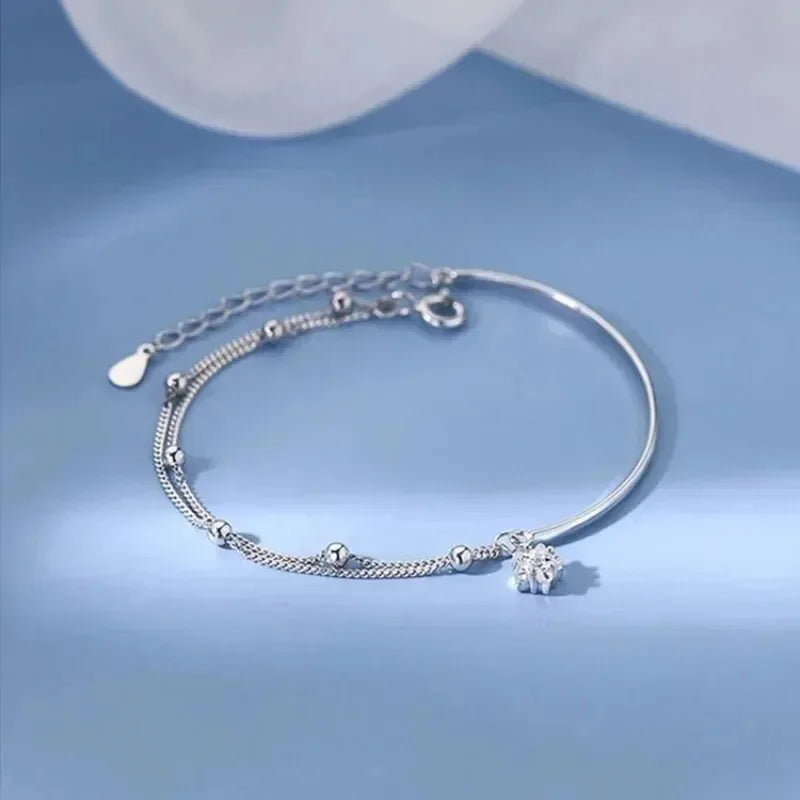 925 Sterling Silver Bracelet Woman Vintage Luxury Original Jewelry Accessories Fashion Designer Party Wedding Jewelry Gifts 2025