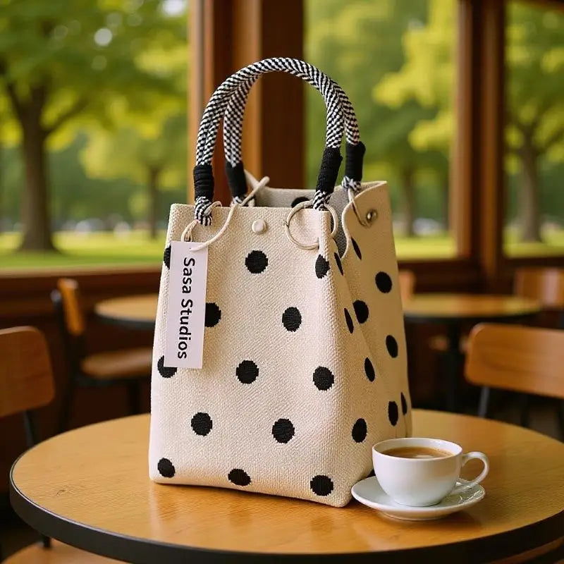 2026 New Versatile Cute Knitted Handbag With 3D Magnetic Snap Handbag Clutch Bag