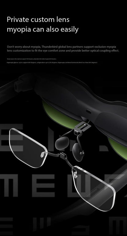 Rayneo Air 3 smart AR glasses HD viewing portable screen 120Hz1080P high refresh