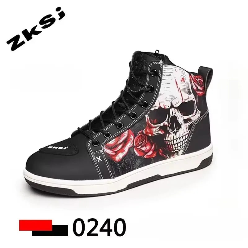 Motorcycle Boots Motos Riders Protective Boots Waterproof Non-slip Motocross Mountain Racing Shoes Casual Shoes Botas Para Moto