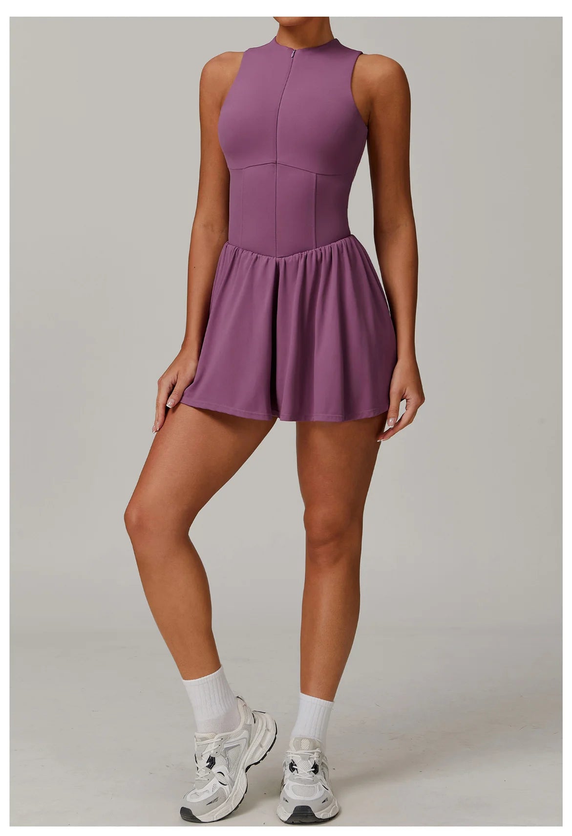One-piece Suit Women Boilersuit Sports Jumpsuit Zipper Yoga Rompers Backless Sportswear Women Sleeveles Workout Bodysuits Female
