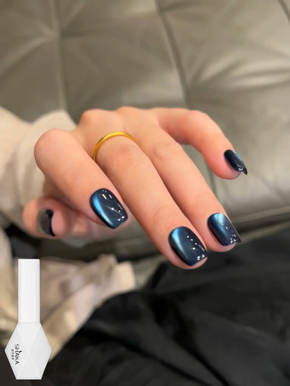 1-24pcs WS Romantic Purple Cat Eye Gel Nail Polish New Style Super Flash Versatile Whitening Purple Glass Bead Cat Nail Salon
