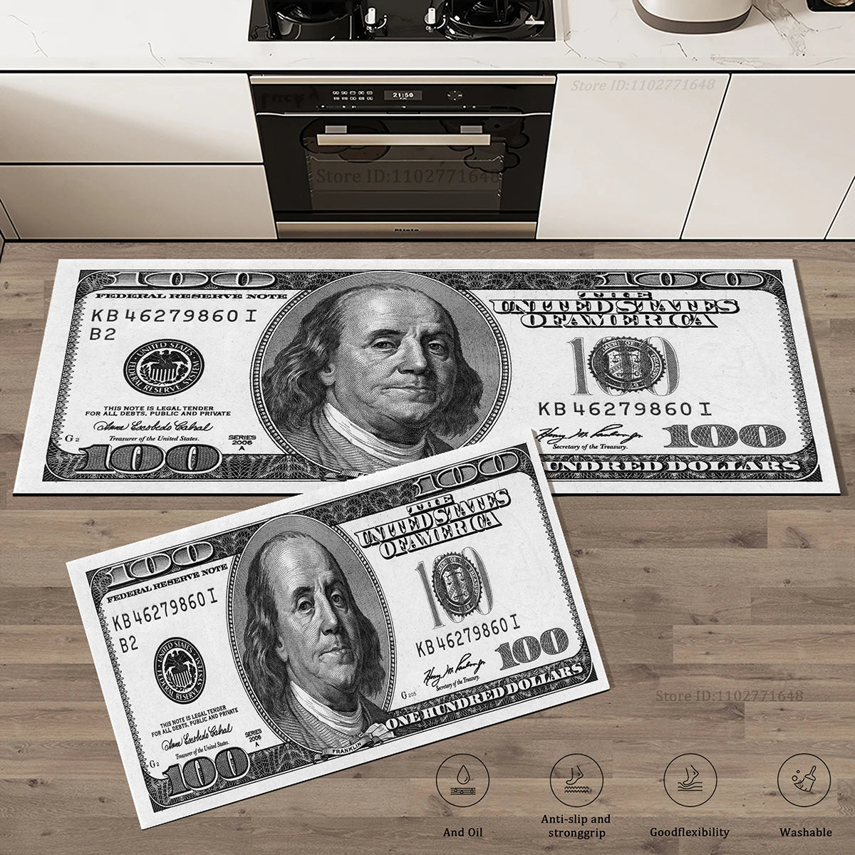 Living Room Dollar Luxury Kitchen Absorbent Foot Carpets Entrance Doormat Kawaii Rug Floor Mat Anti Slip Mat Home Hallway Decors