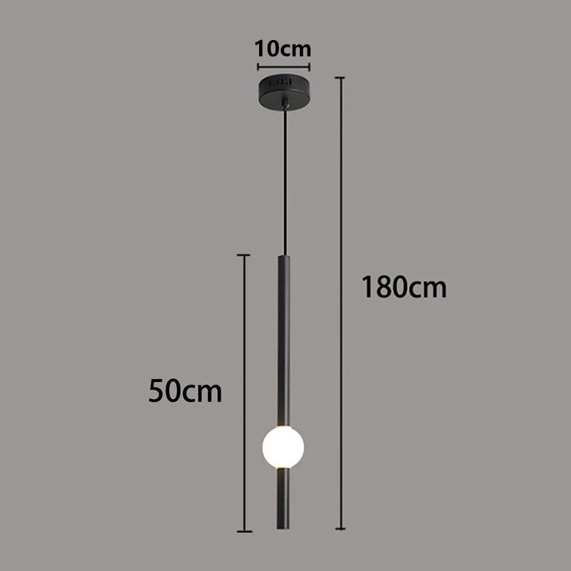 1pc Modern Home Decor LED Lights Bedroom Lamp Bedside Pendant Light Lamps LED Chandeliers Hanging Light Indoor Lighting