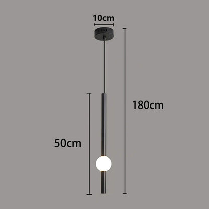1pc Modern Home Decor LED Lights Bedroom Lamp Bedside Pendant Light Lamps LED Chandeliers Hanging Light Indoor Lighting
