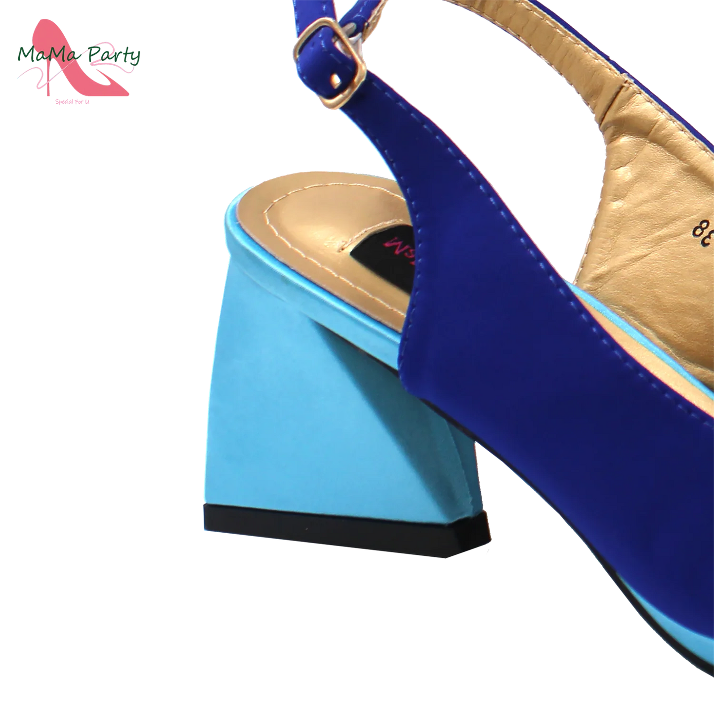 2024 New Design Special Fashion African Women Shoes Matching Bag Set High Quality with Platform Comfortable Heels for Part