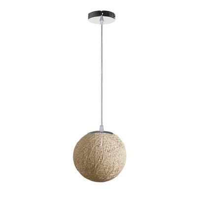 Nordic Hand-woven Rattan Pendant Lights Ceiling Chandelier Modern Hanging Lamps Restaurant Living Room Kitchen Lighting Fixtures
