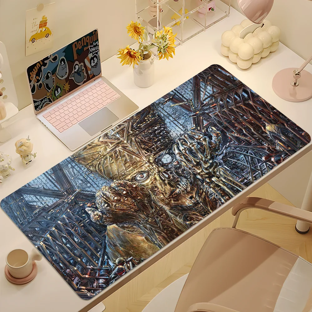 G-Ghost Cool Band Skeleta Mouse Pad Non-slip Thickened MousePad Student Gaming Cushion Large Writing Lockedge Office