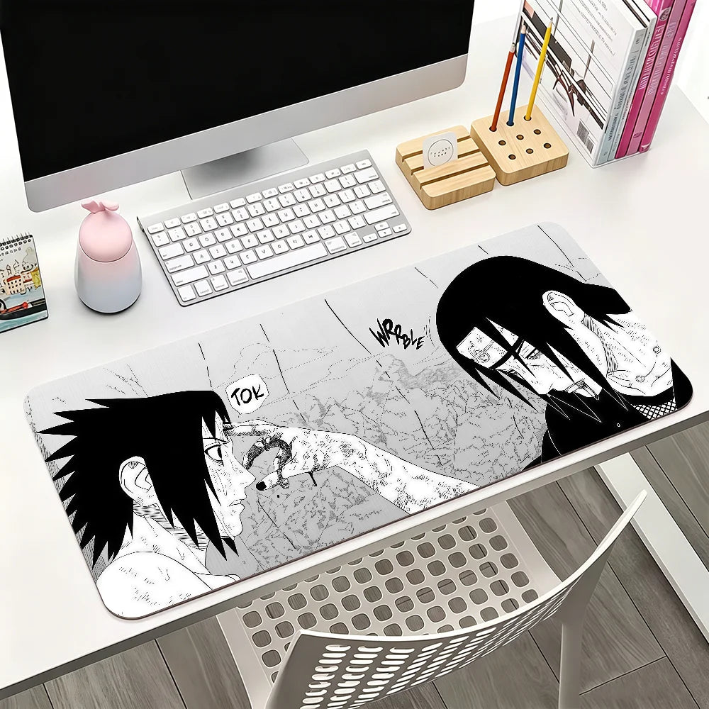 Adventure Anime N-NARUTO Mouse Pad Square Office Gaming Desk Mat Waterproof Non-Slip Rubber Decorative