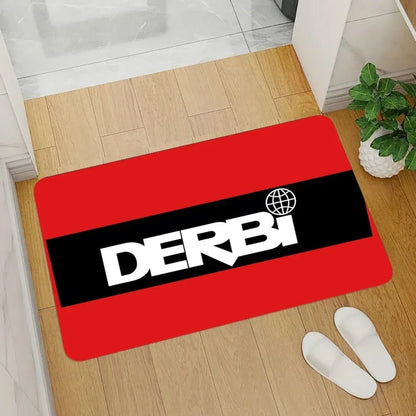 DERBIS Motorcycle Floor Mats Carpet Bedroom Decor Bedside Soft Carpets Home Living Room Anti-slip Rugs Lounge Area Rug Doormat