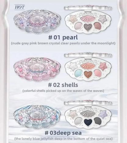 Flower Knows Make Up Sets Cosmetics Full Set Shells Pearl Eyeshadow Lip Gloss Blushes For Cheek Highlighter Gift Box Makeup Kit