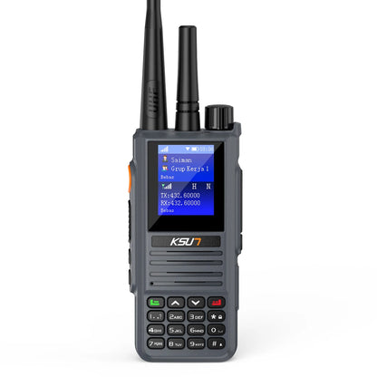 KSUN 4G POC Network Radio Long Range Analog Uhf Two Mode Radios Walkie Talkie Compatible with Zello Real-ptt Poc Global App