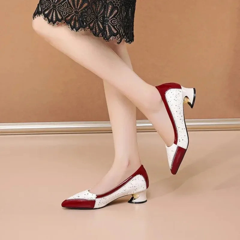 Women's Pointed Toe High Heels Fashion Business Dress Shoes for Woman Luxury Wedding Shoe Designer Shoes Zapatos Mujer