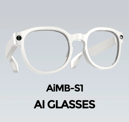 Smart Glasses 2MP Video Camera Multifunctional AI Translation Conversation Recording Music Control Wifi Transmission 2026