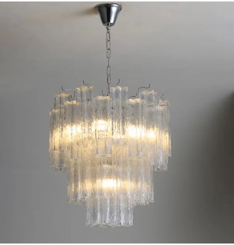 Luxury Glass Pendant Ceiling Light Fixture Chandelier Led Ceiling Lamp Modern Hanging Chandelier Lights Salon Chandeliers Lustre