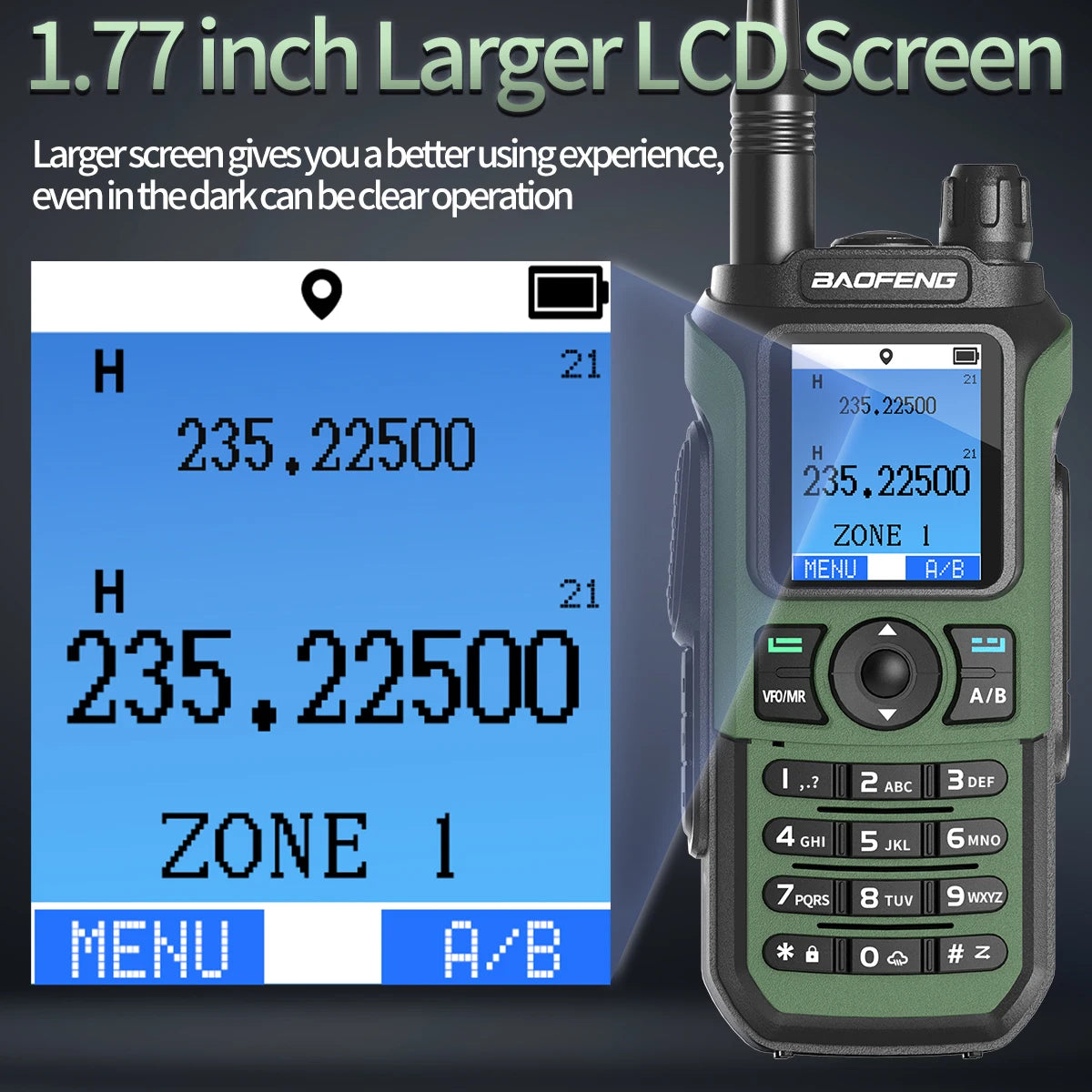 Baofeng UV-21 PRO Walkie Talkie GPS Portable Long Range Mutli-Band Wireless Copy Frequency Type-C Charger Radio Upgrade UV17 PRO