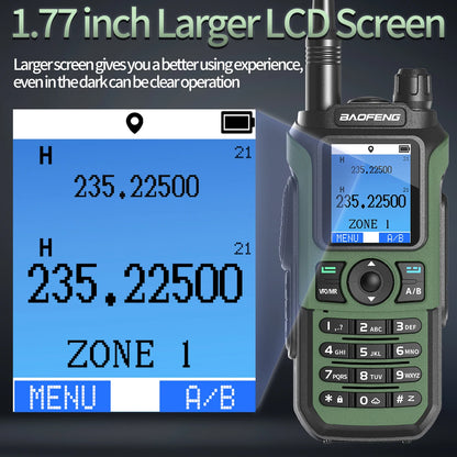 Baofeng UV-21 PRO Walkie Talkie GPS Portable Long Range Mutli-Band Wireless Copy Frequency Type-C Charger Radio Upgrade UV17 PRO