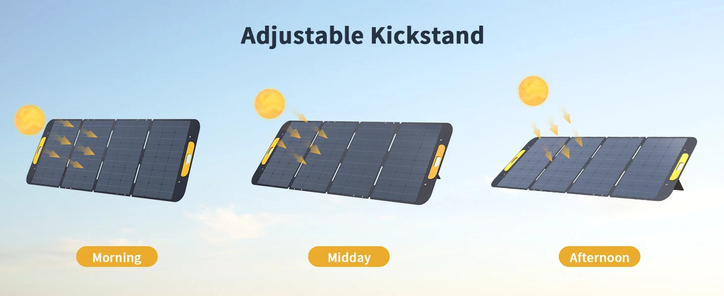 VTOMAN VS400W Foldable Solar Panel 40.32V High Efficiency Portable Solar Charger for Outdoor Power Station