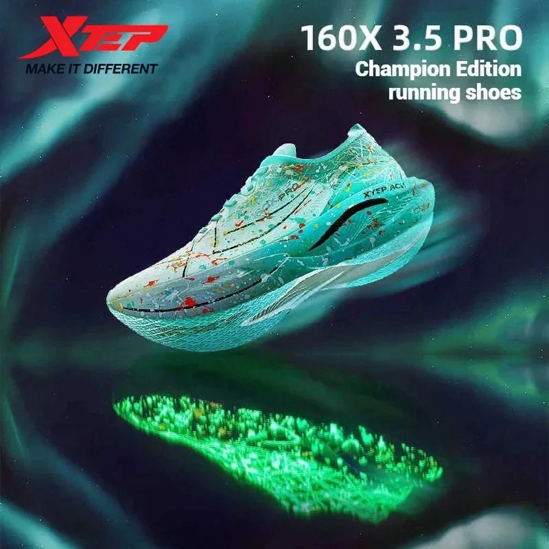Xtep 160X 3.5 pro Running Shoes Professional Marathon PB Carbon Plate Sport Shoe Cushioning Shock Sneakers 976419110084