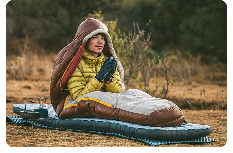 Naturehike Snowbird Mummy Sleeping Bag SP400/SP550/SP700/SP1000 for Outdoor Hiking Travel Winter Warm Duck Down Sleeping Bag