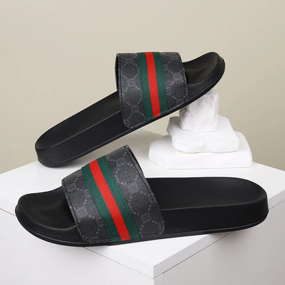 Fashion Brand Slippers for Men Ultra Soft Slides Non-slip Wear-resistant Sandals Men Casual Summer Indoor Outdoor Slippers