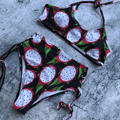 Bandage Bikini Sport Swimwear Women Swimsuit High Waist Bikini Set Push Up Maillot De Bain Femme Beachwear 2026 Bathing Suit