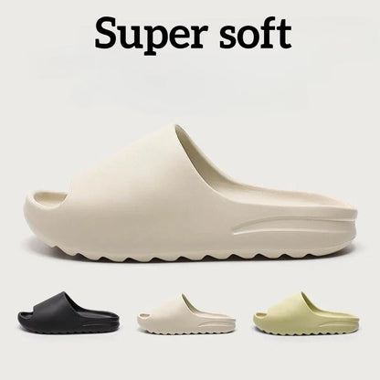 Brand High Quality Super Soft EVA Sole Summer Slippers for Men Bathroom Slippers Home Slides Couple Beach  Male Slipper
