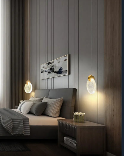 Water Drop Ceiling Chandelier Bubble Crystal Hanging Lamp Dining Room Decor Bedroom Lamp Bar Cafe Led Lights Home Pendant Light