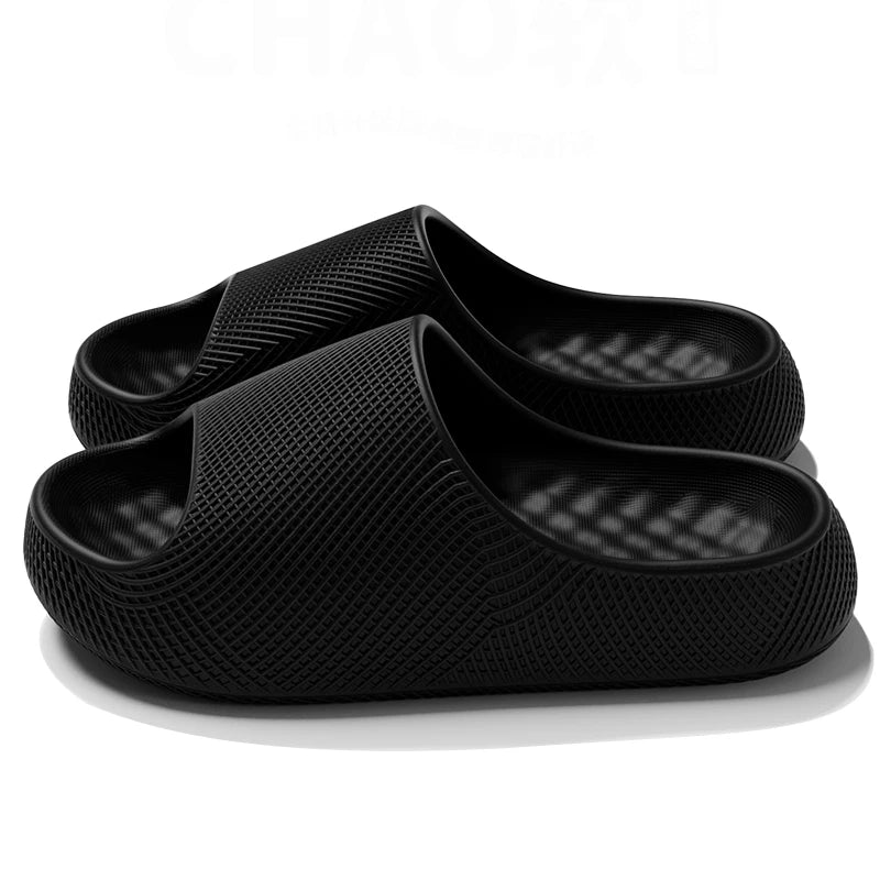 2026 Summer Thick Sole Eva Slippers Women Lightweight Soft Sole Non Slip Beach Sandals Woman Comfortable Platform Cloud Slides