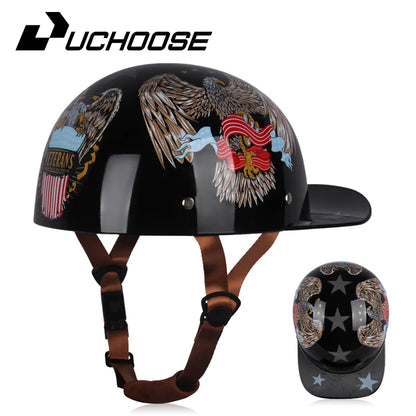 Vintage personalized men's and women's baseball caps motorcycle helmets ladybug helmets electric car baseball caps, half helmets