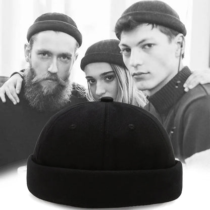 Brimless Hip Hop Beanie Skullcap Street Women Men SkullCap Portable Melon Cap Street Knitted Hats Fashion Headwear Caps 1pc