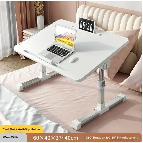 Bedroom Office Desk Compact Computer Study Height Adjustable Folding Laptop Bed Table Portable Computer Desk Student Dorm