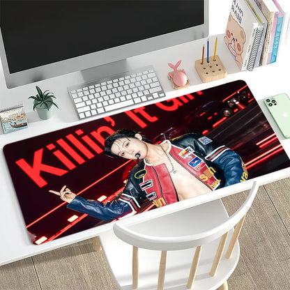 Mouse J It Pad Anti-fray Home Custom Dancer Ergonomic Office Hope Rubber Girl Large Singer Desk Mat Keyboard PC Killin Non-slip