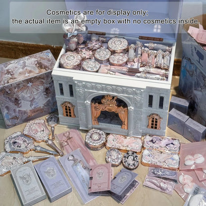 Flower Knows Knight Unicorn Storage Box Makeup Organizer Cosmetic Storage Desktop Vanity Organizer Cute Aesthetic Fantasy
