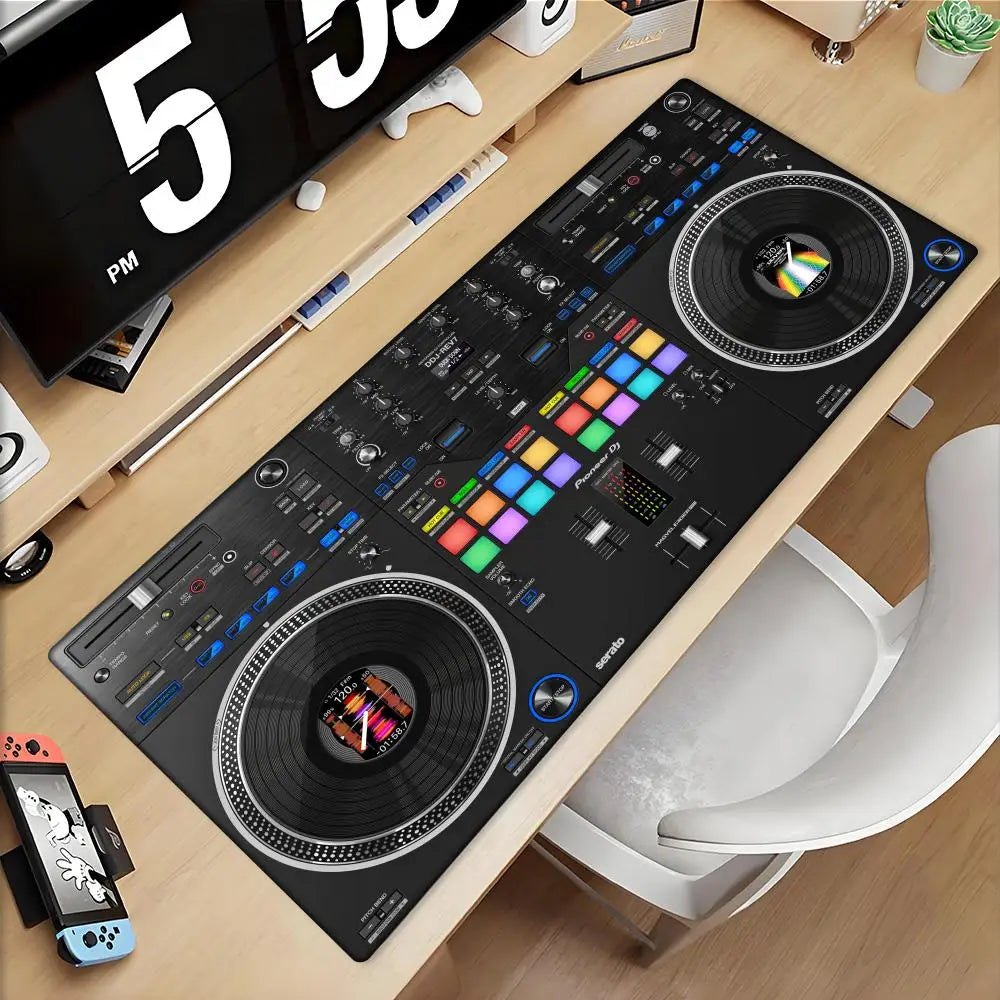 Mouse Pad Music Radio Dj Panel Gamer printon demand Custom Computer MousePad Natural Rubber Office Soft PC Accessory Desktop Pad