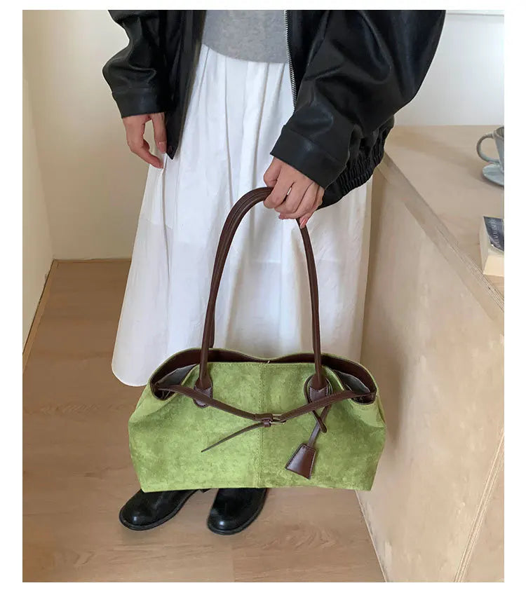 Women's PU Leather Shoulder Bag 2026 Winter New Fashion Retro Underarm Bag Luxury Brand Designer Handbags and Purses Tote Bags